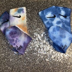 Nike tie-dye kids socks